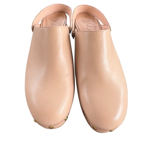J.Crew Convertible Leather Clog in Nude, Size 11 - Picture 3 of 9